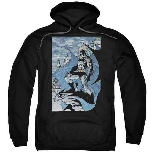Batman Seurbat Mens Hoodie Black Officially Licensed