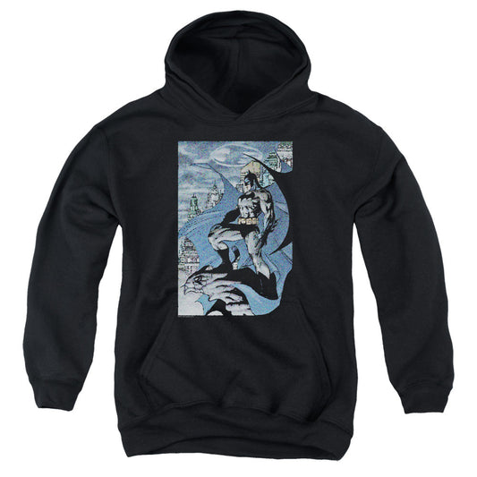 Batman Seurbat Kids Youth Hoodie Black Officially Licensed