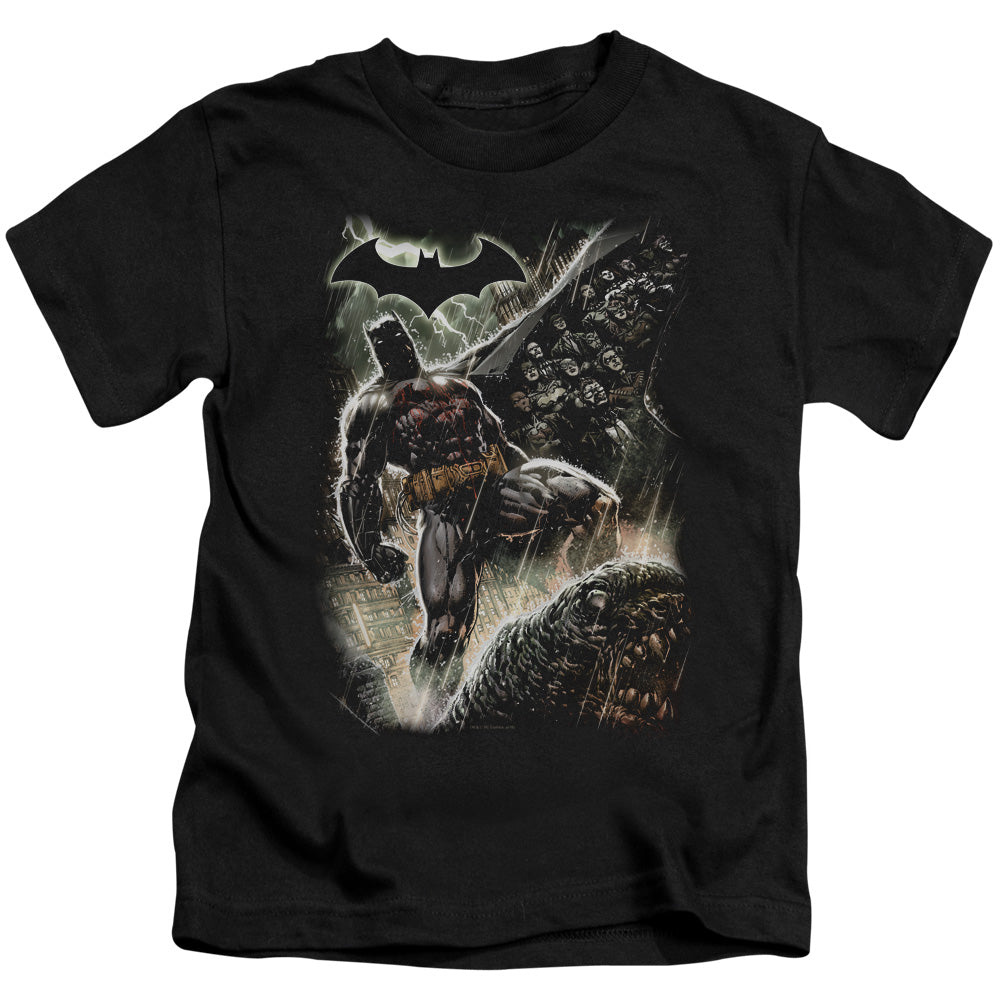 Batman Family Juvenile Kids Youth T Shirt Black Officially Licensed