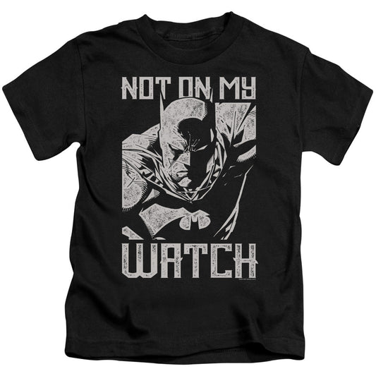 Batman Watch Juvenile Kids Youth T Shirt Black Officially Licensed