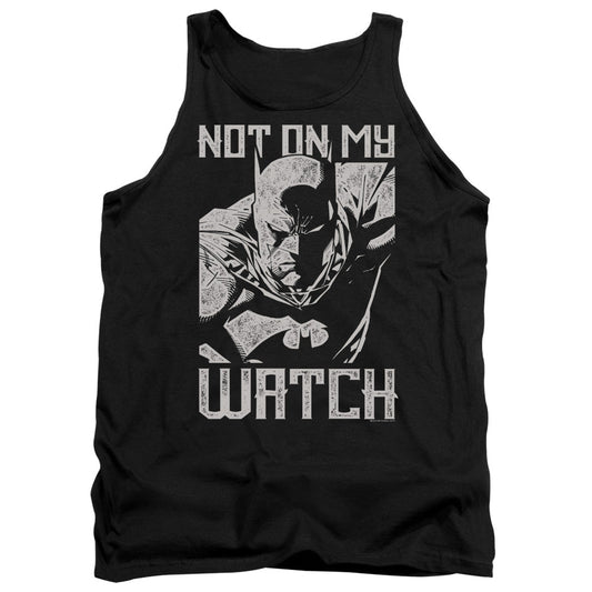 Batman Watch Mens Tank Top Shirt Black Officially Licensed