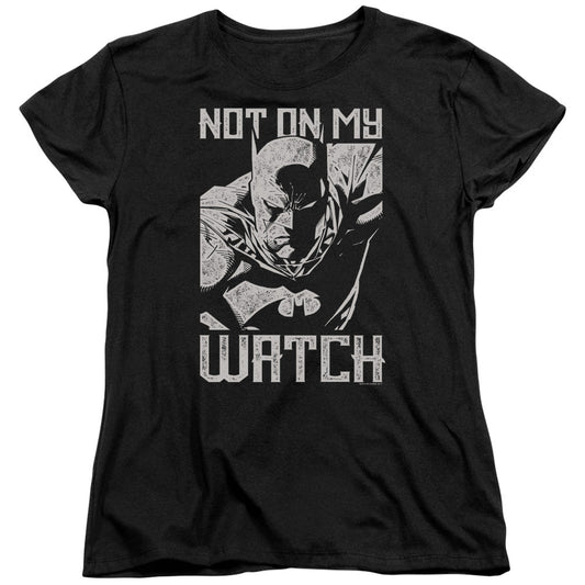 Batman Watch Womens T Shirt Black Officially Licensed