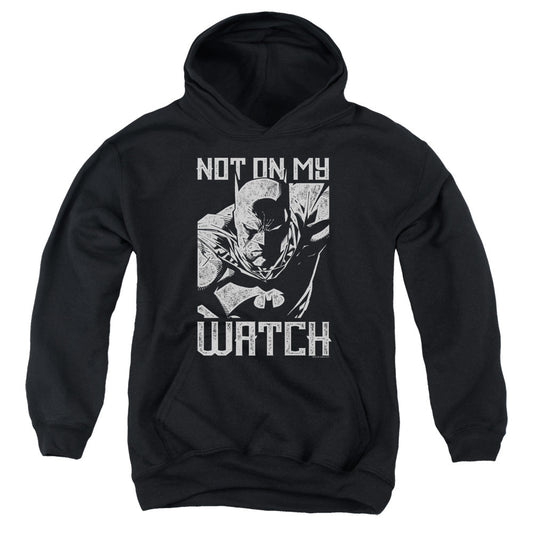 Batman Watch Kids Youth Hoodie Black Officially Licensed