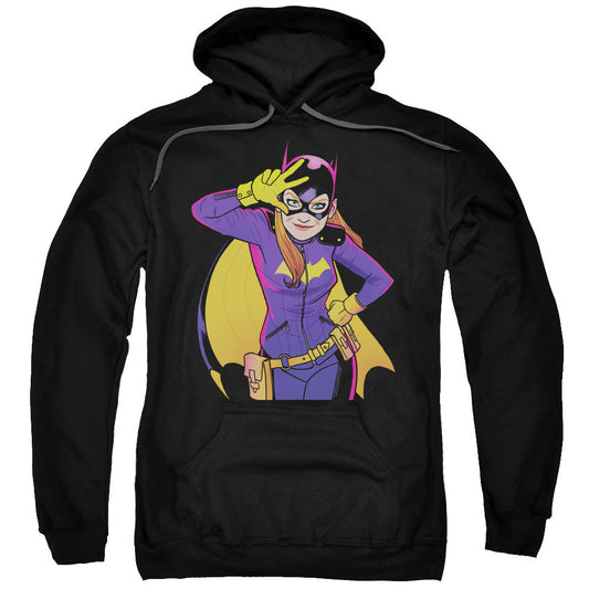 Batman Batgirl Moves Mens Hoodie Black Officially Licensed