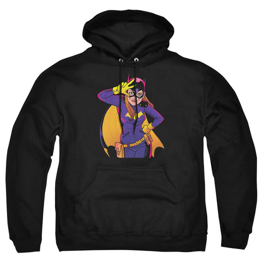 Batman Batgirl Moves Mens Hoodie Black Officially Licensed