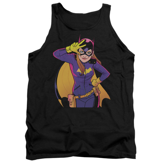 Batman Batgirl Moves Mens Tank Top Shirt Black Officially Licensed