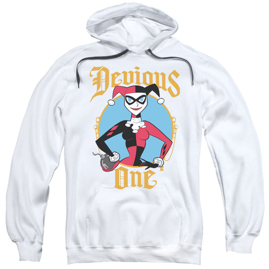 Batman Devious One Mens Hoodie White Officially Licensed