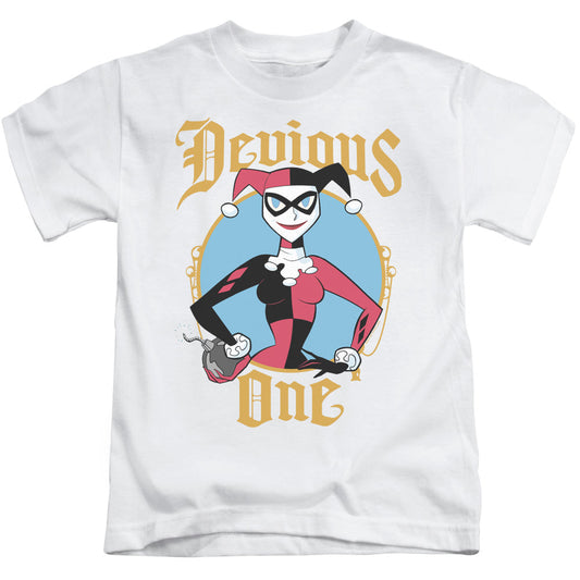 Batman Devious One Juvenile Kids Youth T Shirt White Officially Licensed