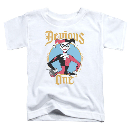 Batman Devious One Toddler Kids Youth T Shirt White Officially Licensed