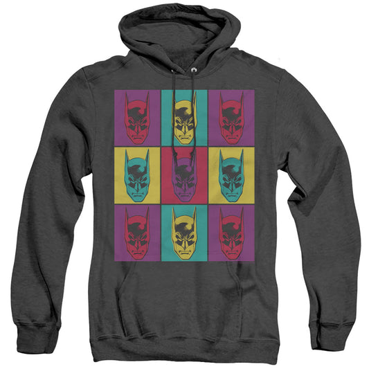 Batman Warhol Batman Heather Mens Hoodie Black Officially Licensed