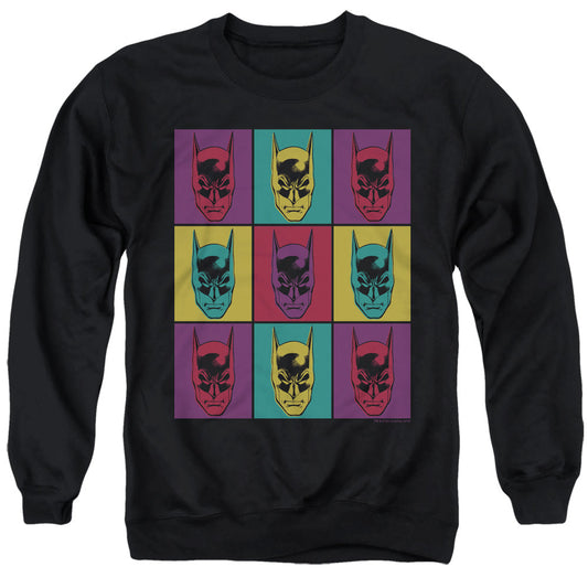 Batman Warhol Batman Mens Crewneck Sweatshirt Black