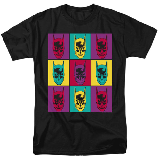 Batman Warhol Batman Mens T Shirt Black Officially Licensed