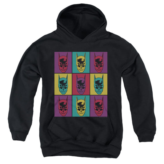 Batman Warhol Batman Kids Youth Hoodie Black Officially Licensed
