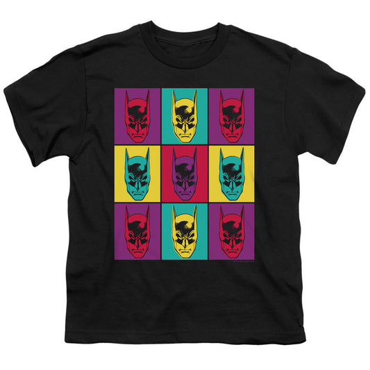 Batman Warhol Batman Kids Youth T Shirt Black Officially Licensed