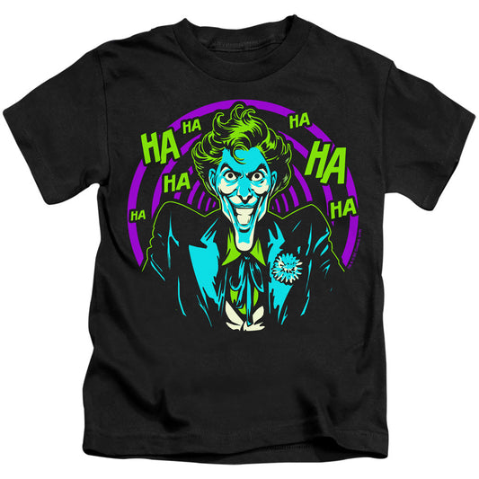 Batman Hahaha Juvenile Kids Youth T Shirt Black Officially Licensed