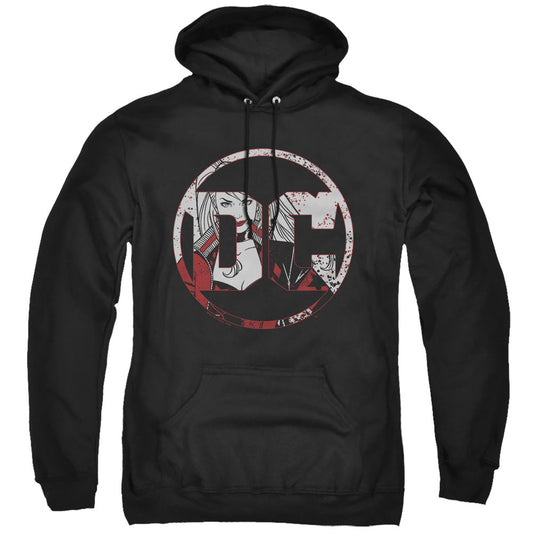 Batman Dc Logo Harley Mens Hoodie Black Officially Licensed