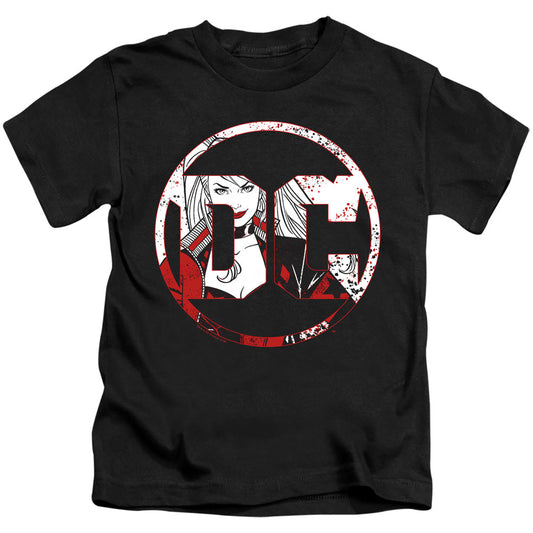 Batman Dc Logo Harley Juvenile Kids Youth T Shirt Black Officially Licensed