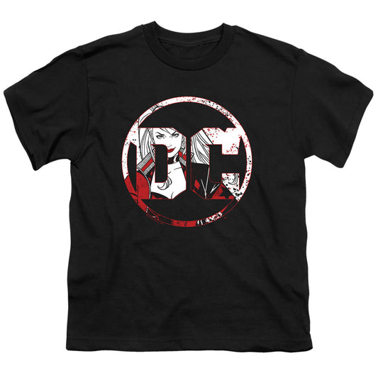 Batman Dc Logo Harley Kids Youth T Shirt Black Officially Licensed