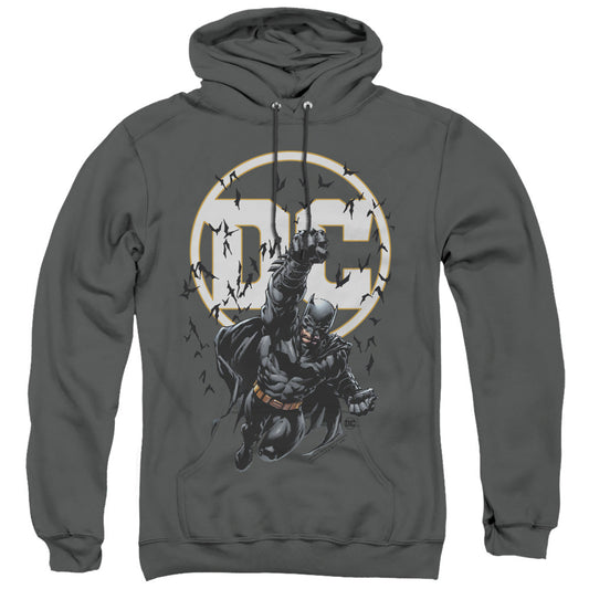 Batman Batman Dc Mens Hoodie Charcoal Officially Licensed