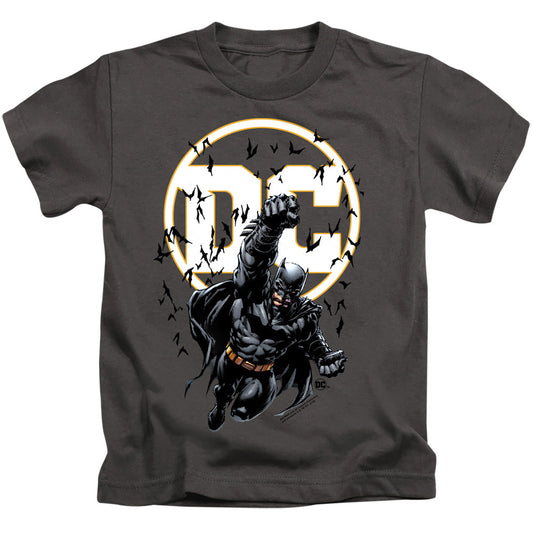 Batman Batman Dc Juvenile Kids Youth T Shirt Charcoal Officially Licensed