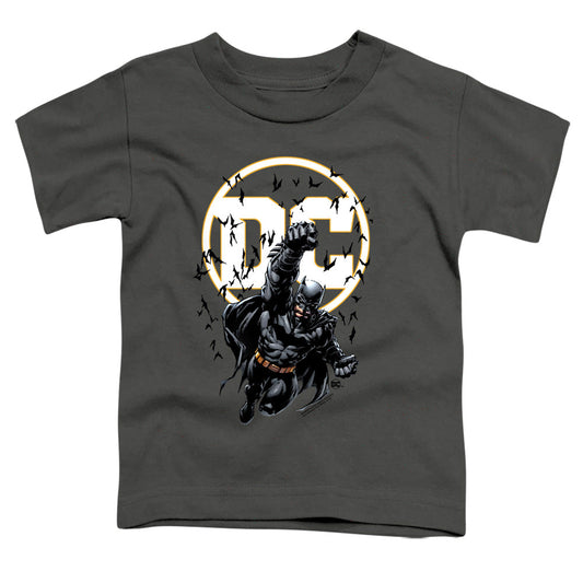 Batman Batman Dc Toddler Kids Youth T Shirt Charcoal Officially Licensed