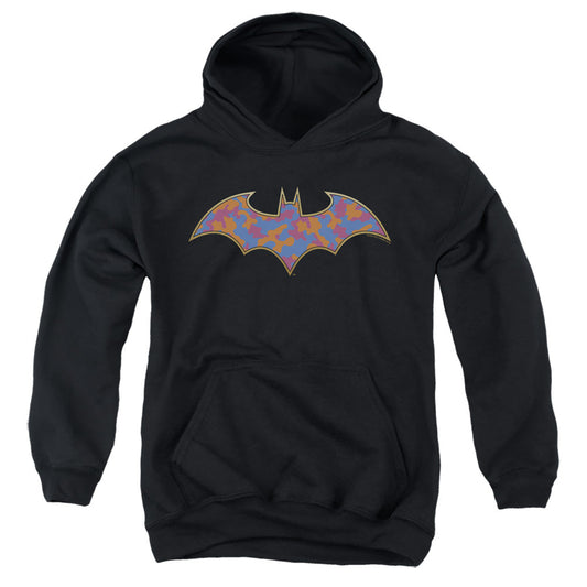 Batman Gold Camo Kids Youth Hoodie Black Officially Licensed