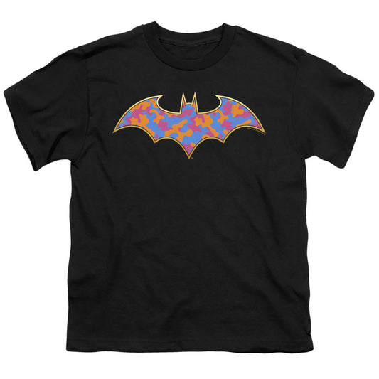 Batman Gold Camo Kids Youth T Shirt Black Officially Licensed
