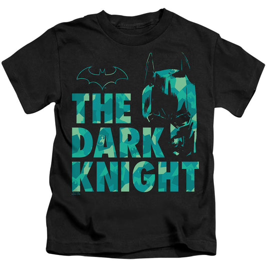Batman Cuting Patern Juvenile Kids Youth T Shirt Black Officially Licensed