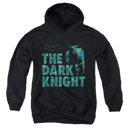 Batman Cuting Patern Kids Youth Hoodie Black Officially Licensed