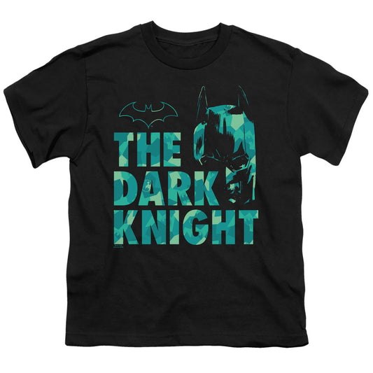 Batman Cuting Patern Kids Youth T Shirt Black Officially Licensed