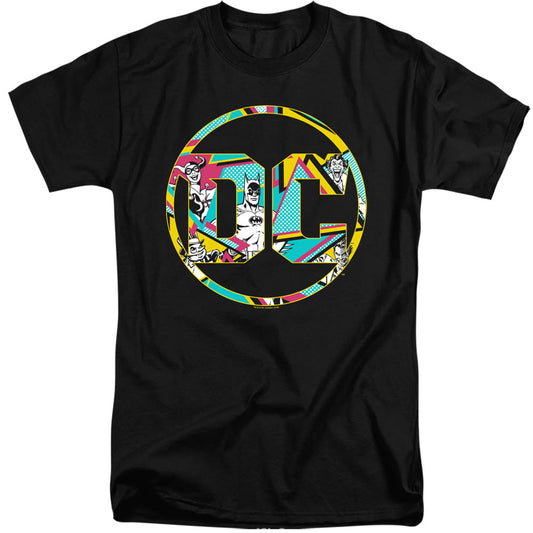Batman 80s Bat Logo Mens Tall T Shirt Black Officially Licensed