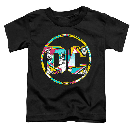 Batman 80s Bat Logo Toddler Kids Youth T Shirt Black Officially Licensed
