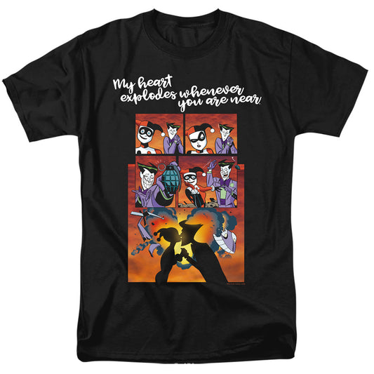 Batman Explode Mens T Shirt Black Officially Licensed