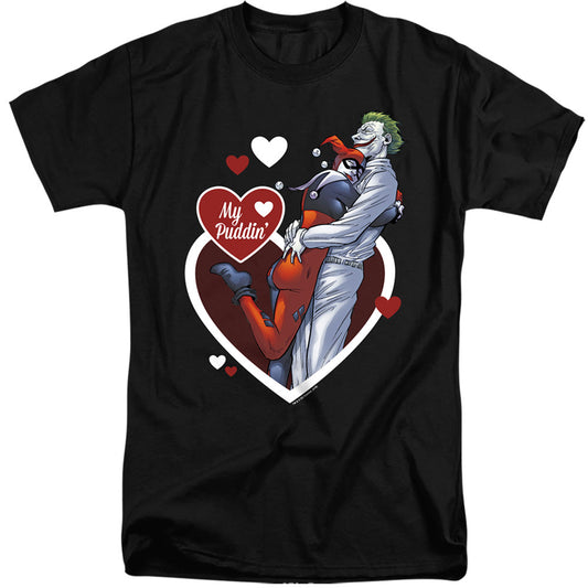 Batman My Puddin Mens Tall T Shirt Black Officially Licensed