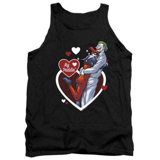 Batman My Puddin Mens Tank Top Shirt Black Officially Licensed