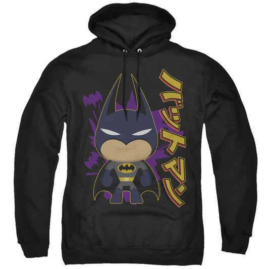 Batman Cute Kanji Mens Hoodie Black Officially Licensed