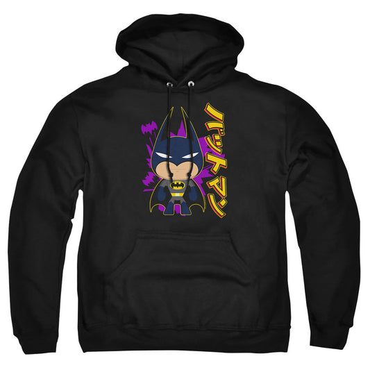 Batman Cute Kanji Mens Hoodie Black Officially Licensed