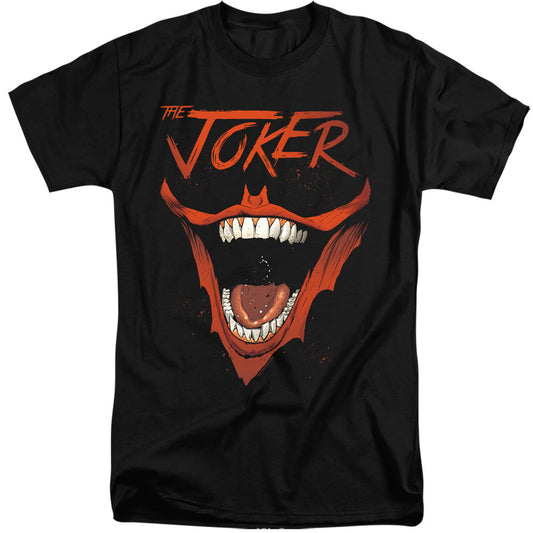 Batman Joker Bat Laugh Mens Tall T Shirt Black Officially Licensed