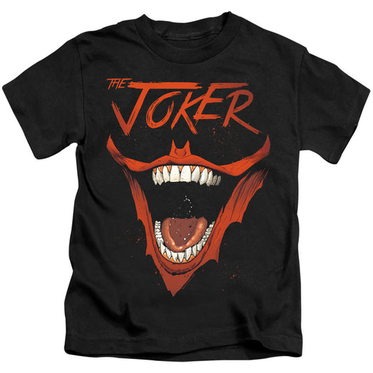 Batman Joker Bat Laugh Juvenile Kids Youth T Shirt Black Officially Licensed
