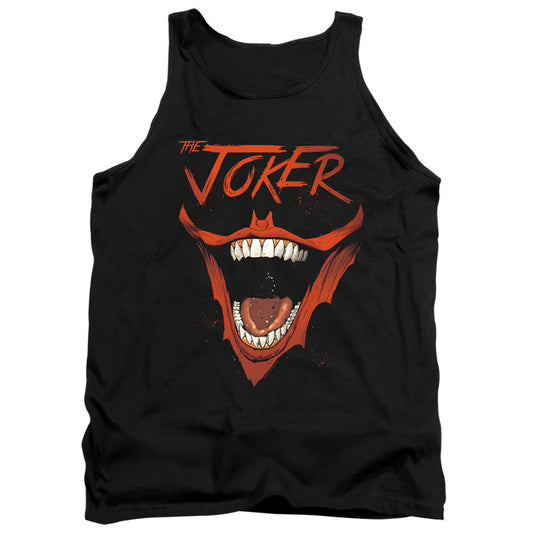 Batman Joker Bat Laugh Mens Tank Top Shirt Black Officially Licensed