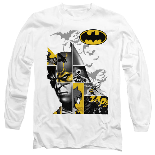 Batman Long Live Mens Long Sleeve Shirt White Officially Licensed