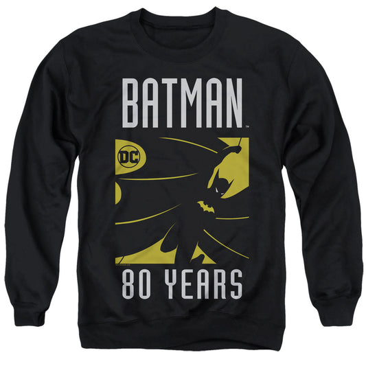 Batman Silhouette Mens Crewneck Sweatshirt Black