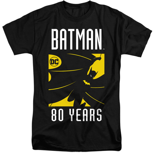 Batman Silhouete Mens Tall T Shirt Black Officially Licensed