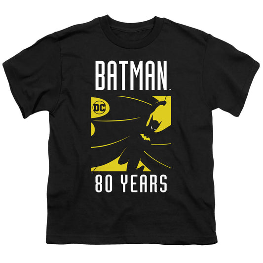 Batman Silhouete Kids Youth T Shirt Black Officially Licensed
