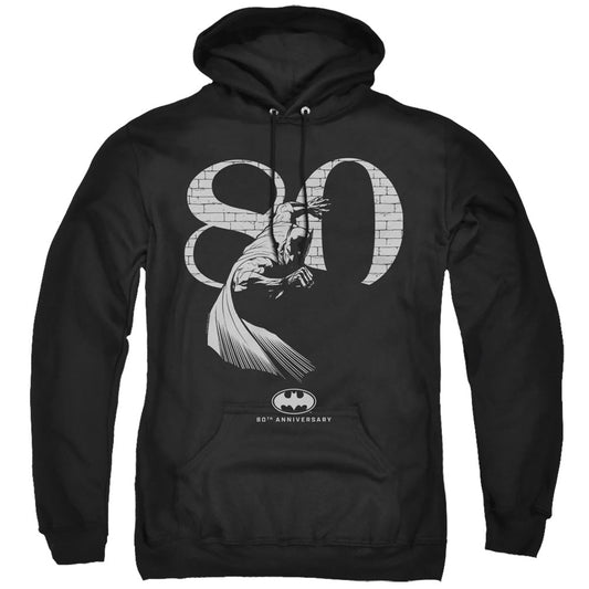 Batman 80 Wall Mens Hoodie Black Officially Licensed