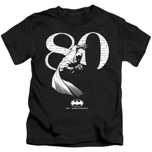 Batman 80 Wall Juvenile Kids Youth T Shirt Black Officially Licensed