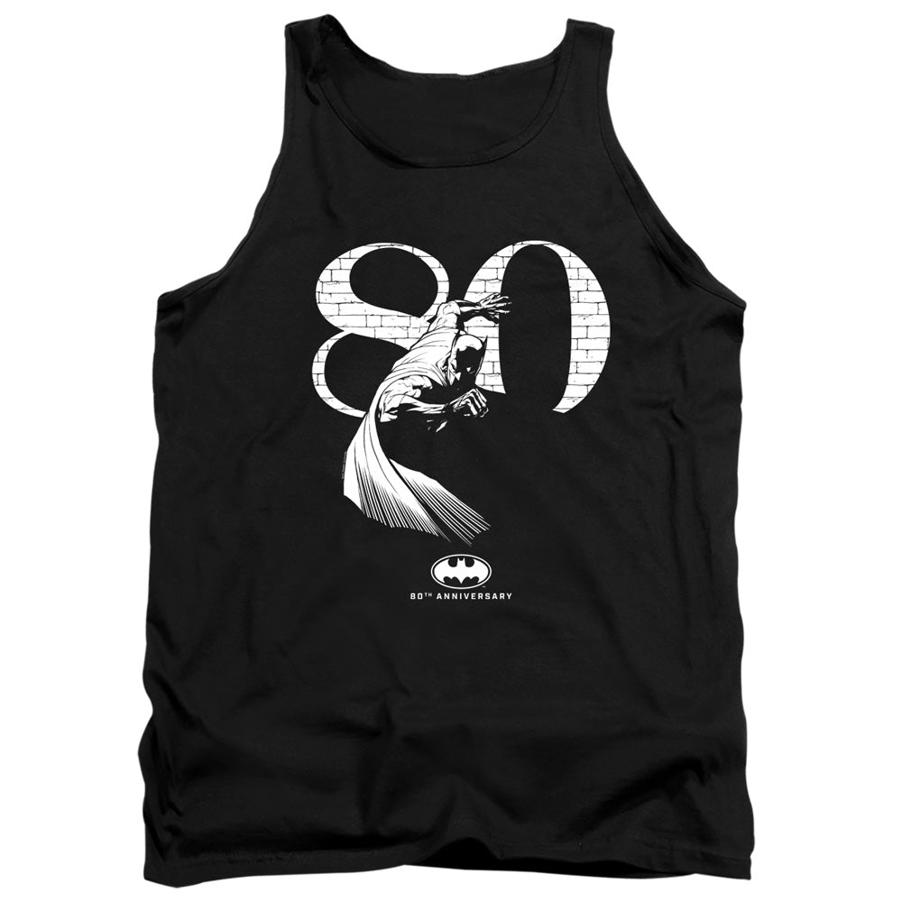 Batman 80 Wall Mens Tank Top Shirt Black Officially Licensed