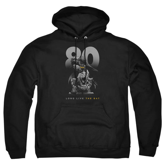 Batman Big 80 Mens Hoodie Black Officially Licensed
