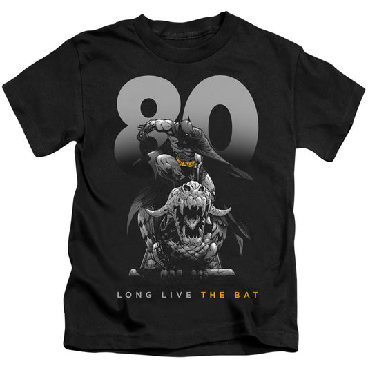Batman Big 80 Juvenile Kids Youth T Shirt Black Officially Licensed