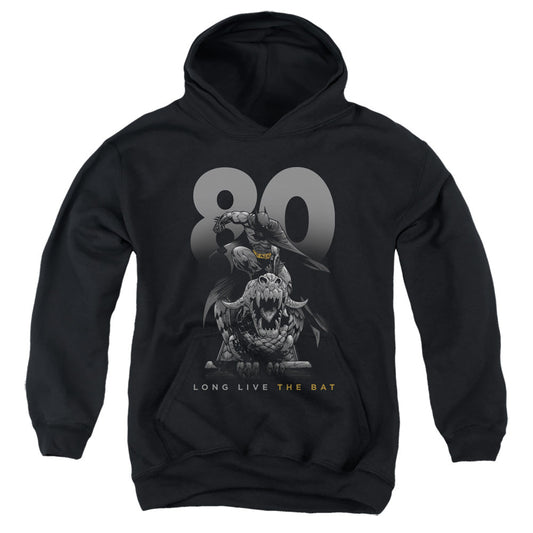 Batman Big 80 Kids Youth Hoodie Black Officially Licensed